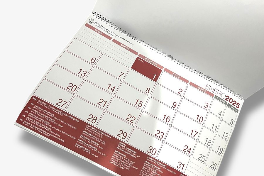 Calendarios Anillados de Pared