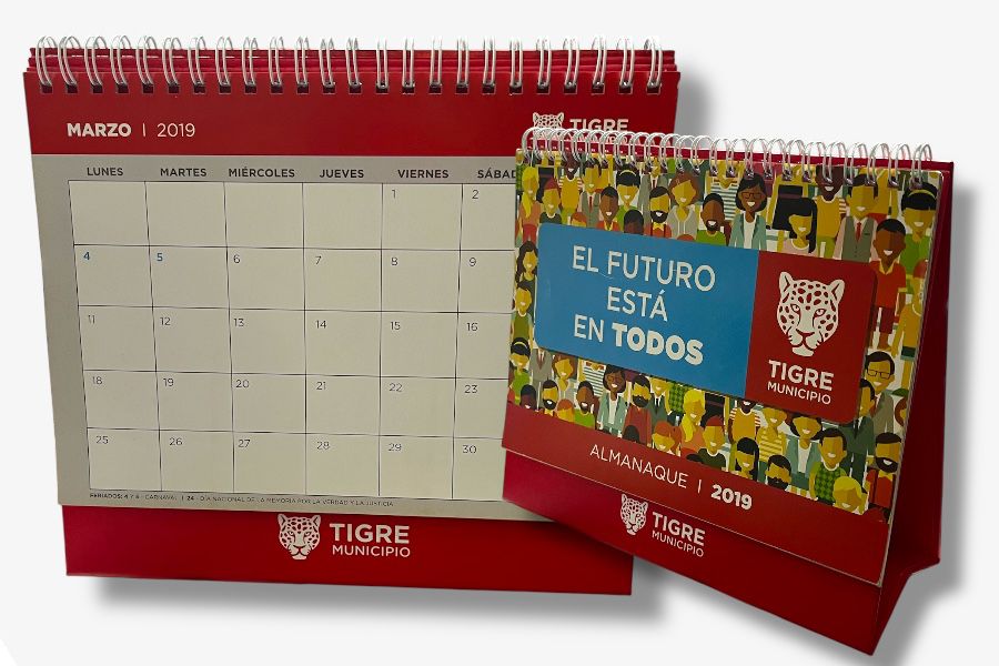 Calendarios 13 Hojas Frente y Dorso
